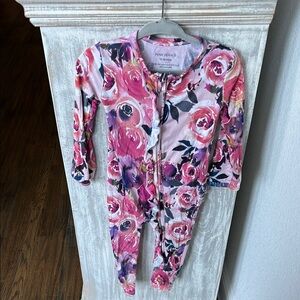 Floral Romper Pajamas